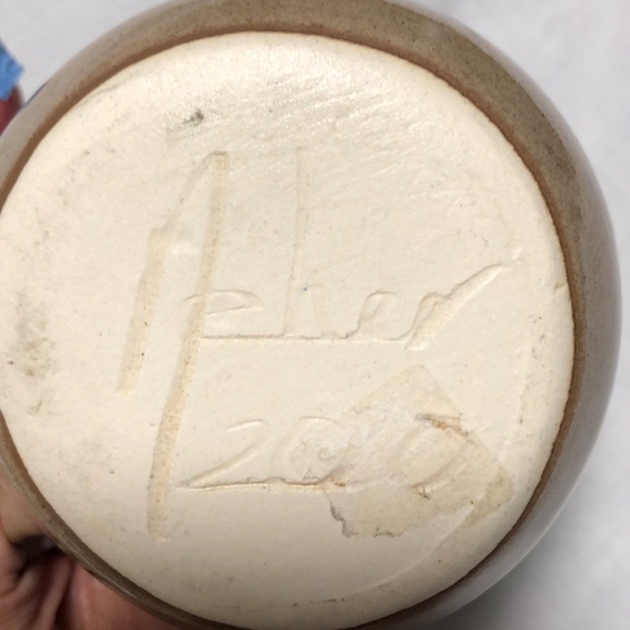 Handmade Pottery Right Hand Handwarmer Mug Neher - Picture 3 of 6